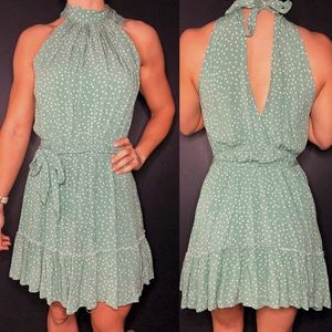 Halter Polka Dot Dress